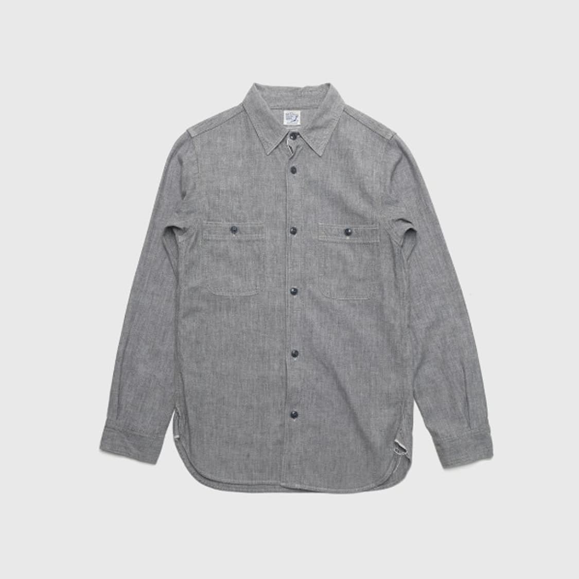 gray chambray shirt  상품이미지1