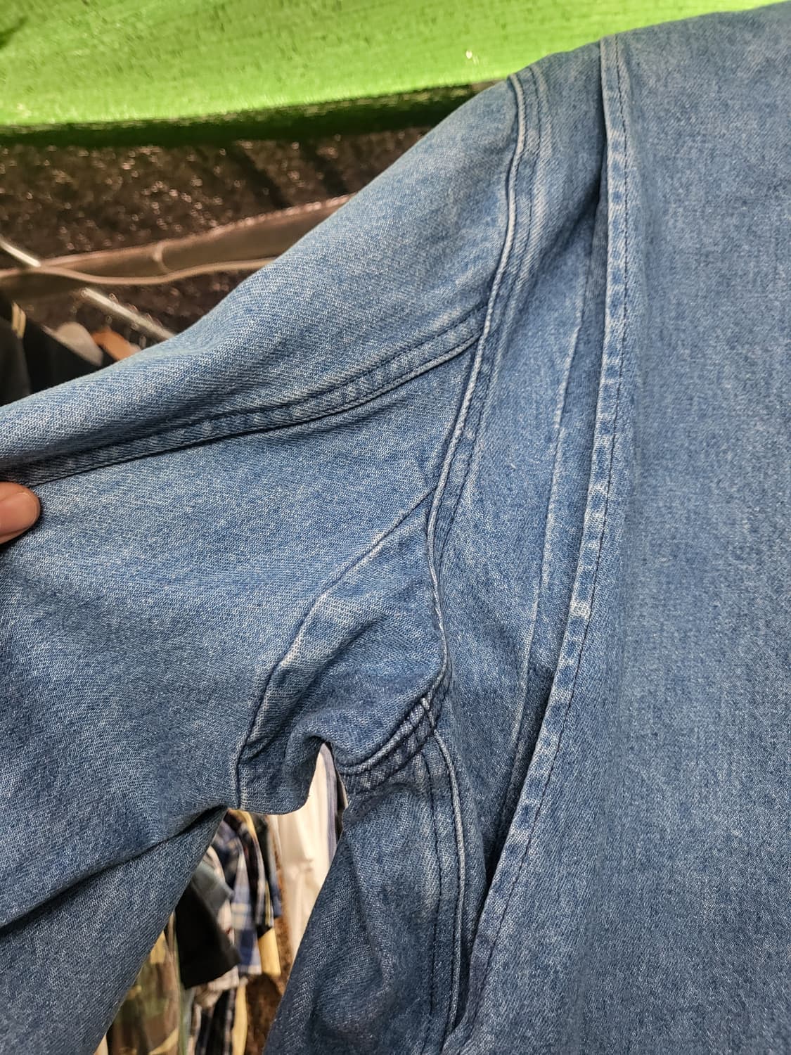 엘엘빈 usa 90s 필드 코트 청자켓 상품이미지5