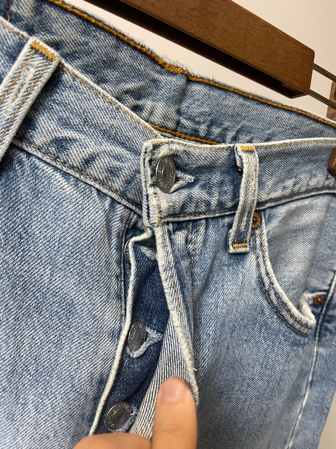 (30) Levis501 리바이스501 usa 디스트로이드 데님팬츠 상품이미지5
