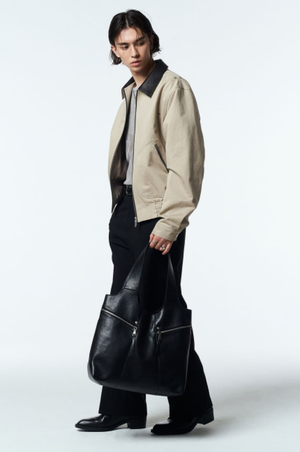 도프제이슨 컨시젼 폴딩 레더 숄더백 상품이미지5