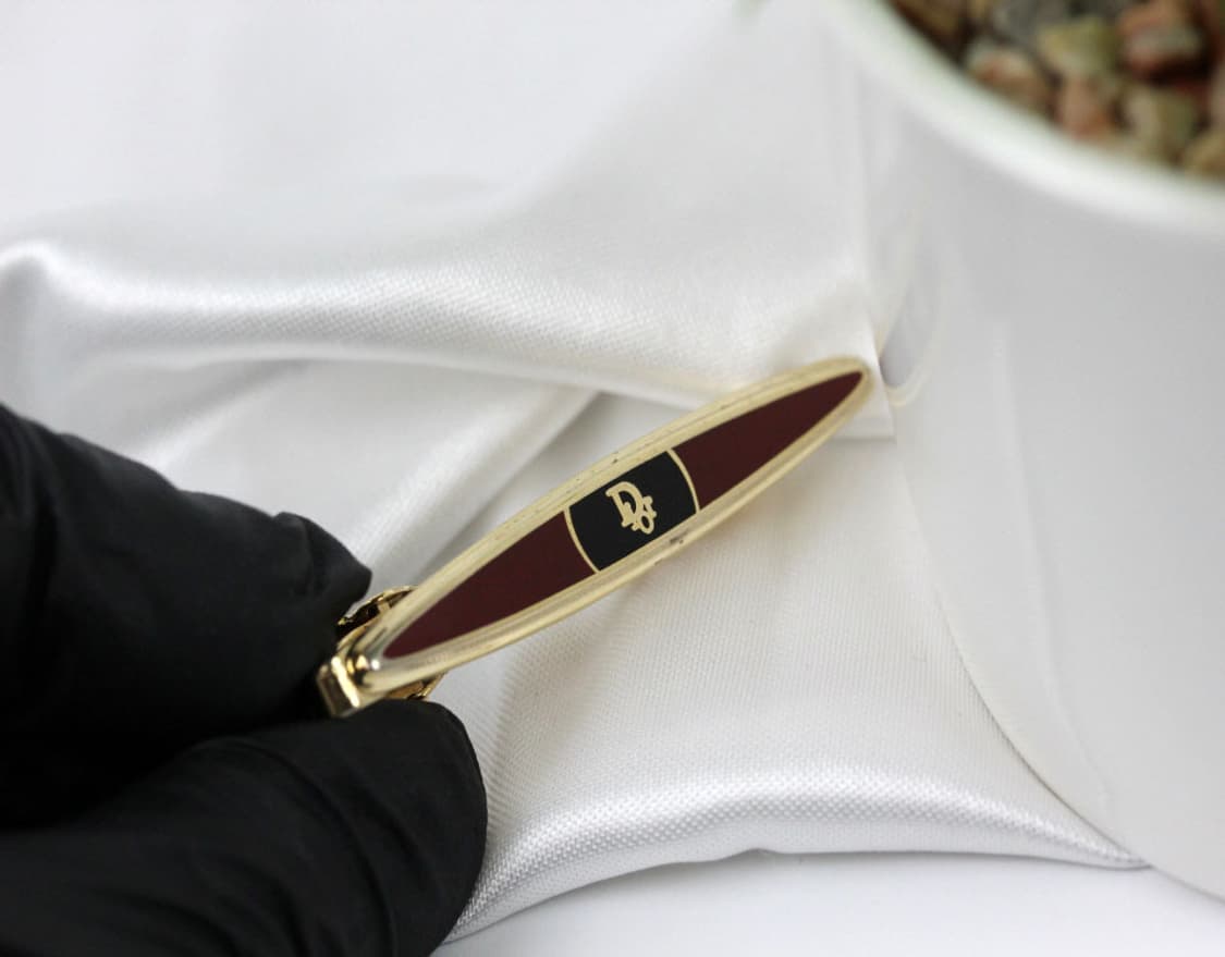 디올 A,B+등급 5cm 남자 명품 넥타이핀 커프스 세트 상품이미지7