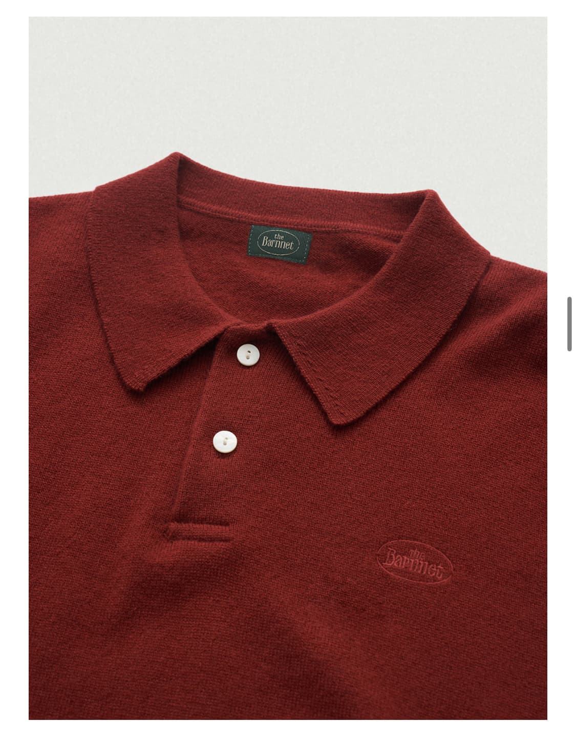 더바넷 cashmere Wimblyn knit polo shirt 상품이미지2