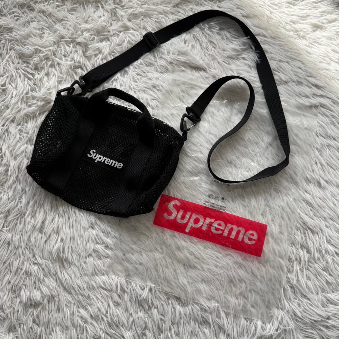 SUPREME 일본빈티지 슈프림 메쉬 미니 더플백 블랙 23ss 가방 상품이미지2