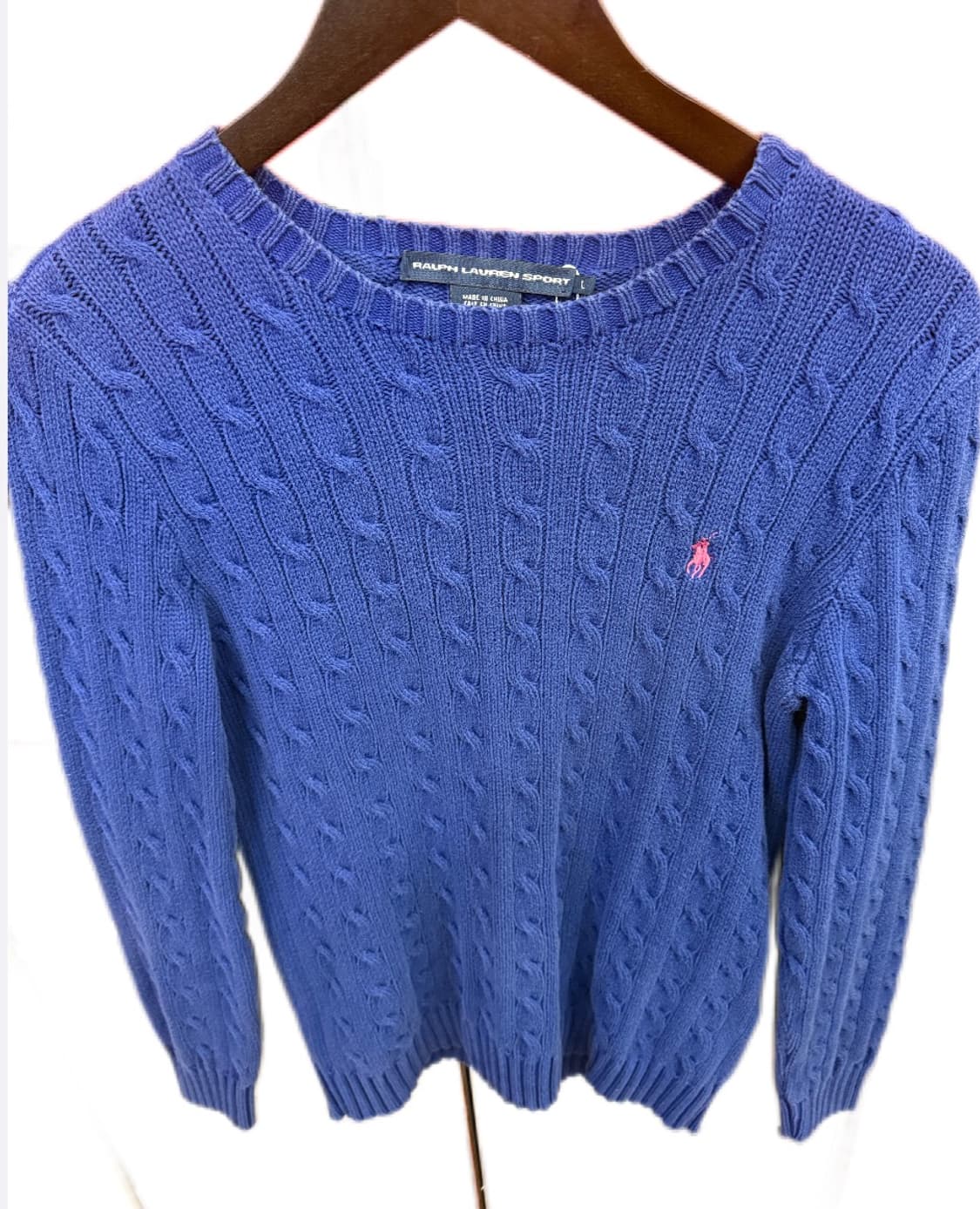 폴로 랄프로렌  꽈배기 니트 상품이미지1