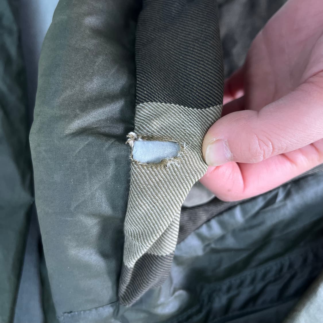 100 버버리 브릿 올리브 왁스 자켓  상품이미지8