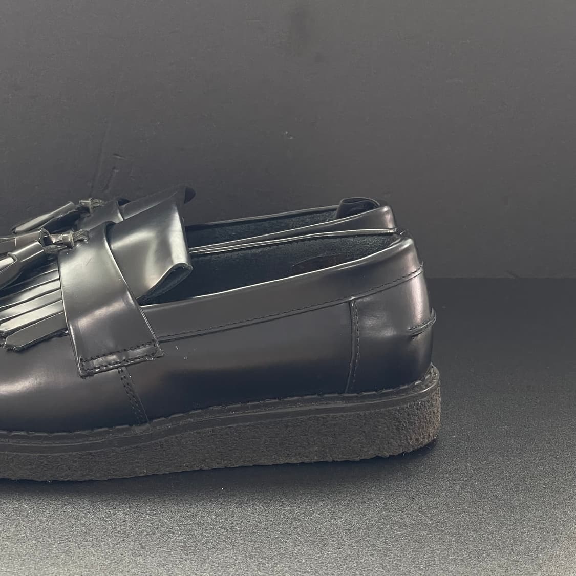 [43] 조지콕스X프레드페리 레더 테슬 로퍼 상품이미지6