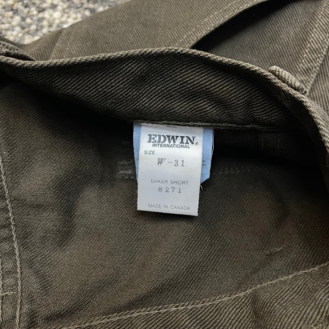90s 에드윈 퍼티그 쇼트 팬츠 made in CANADA (31) 상품이미지5