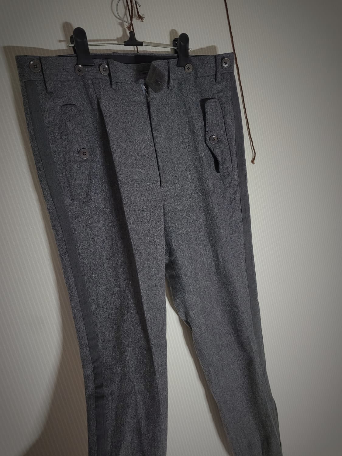 요지 야마모토 뿌르옴므 울 팬츠 상품이미지3