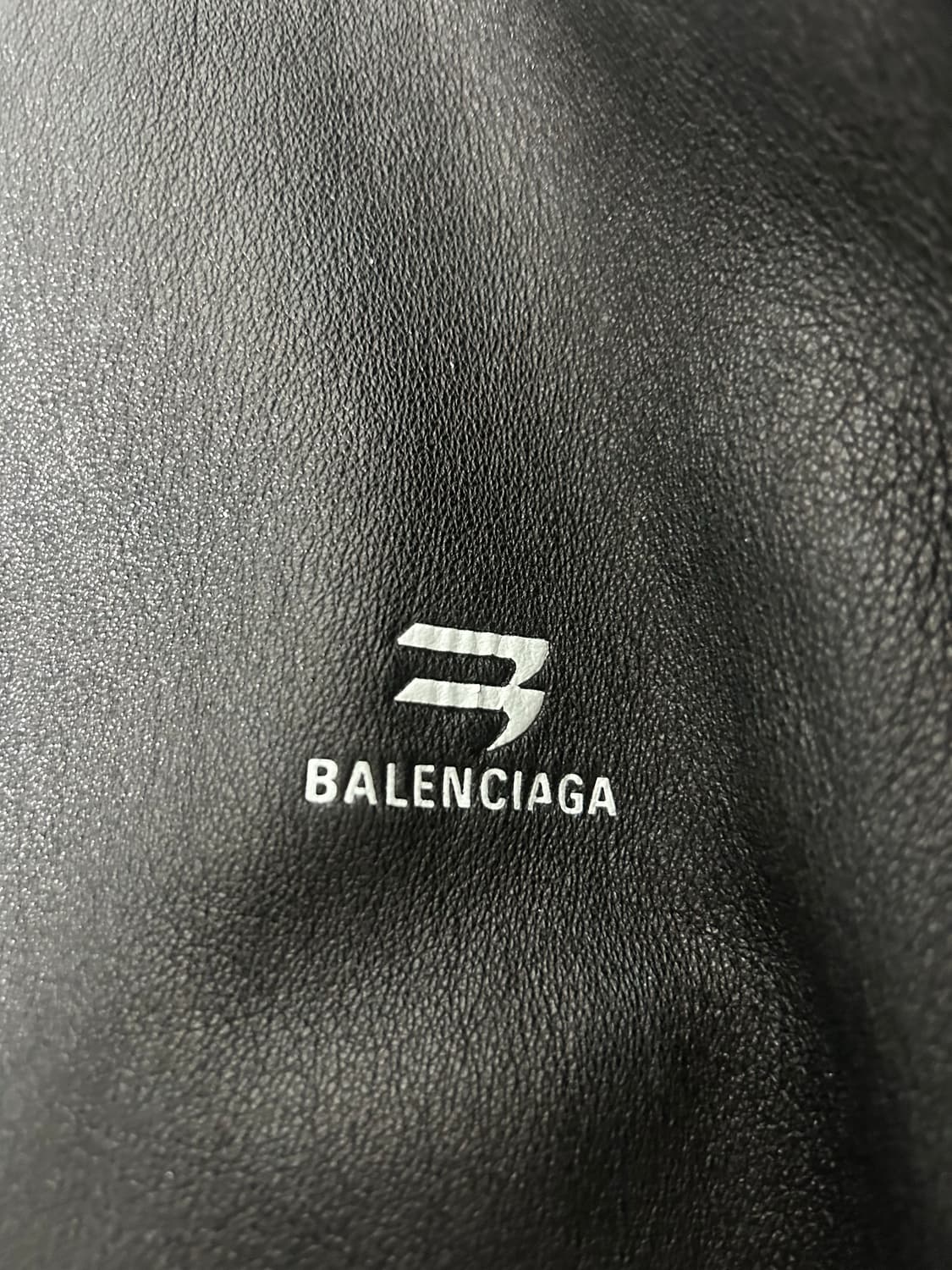 [M] 발렌시아가 레더 택시 블루종 자켓 상품이미지4