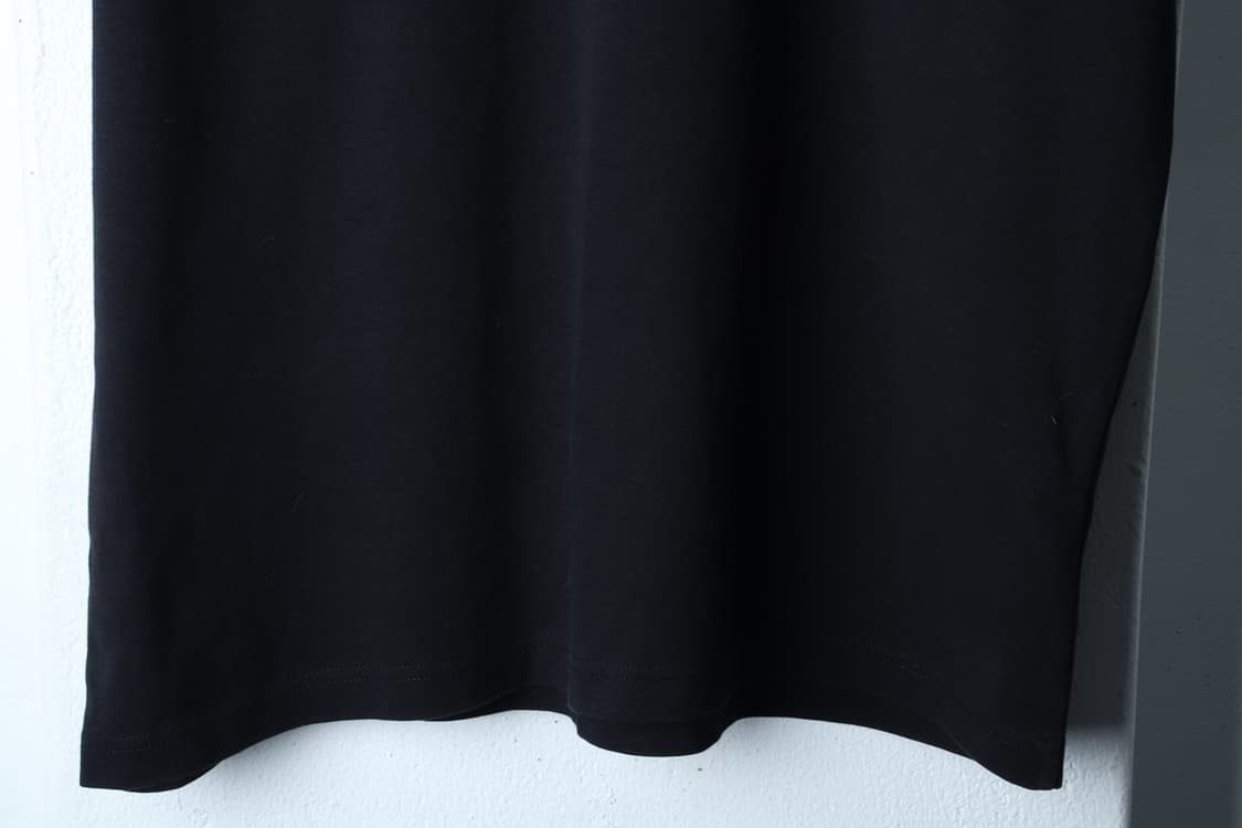 (2XL) 자라 반팔 티셔츠 무지 블랙 헤비 기본-H31819 상품이미지4