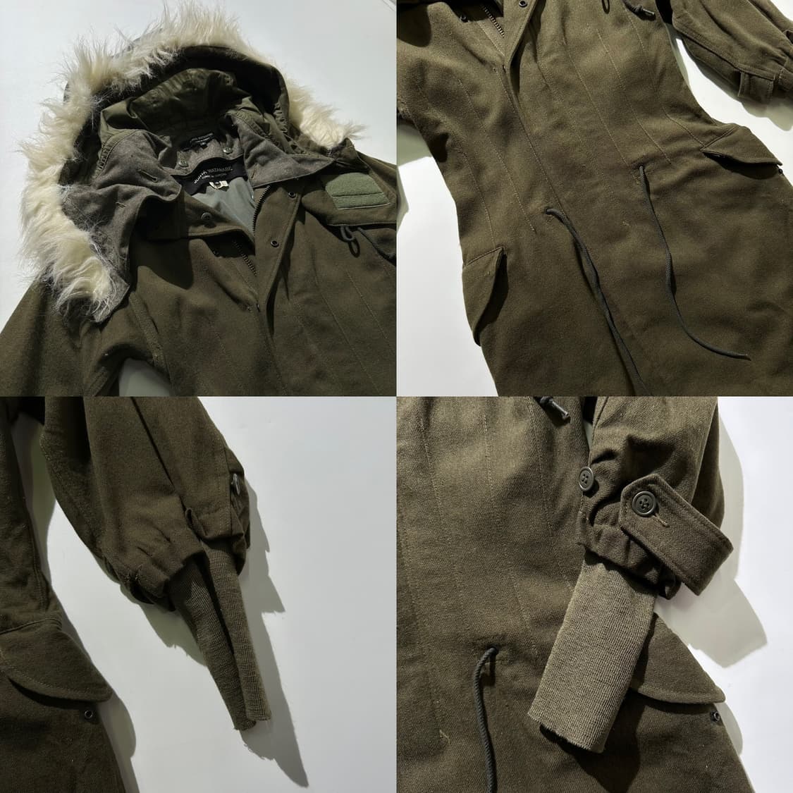 준야 와타나베 꼼데가르송 밀리터리 피쉬테일 개파카 상품이미지6