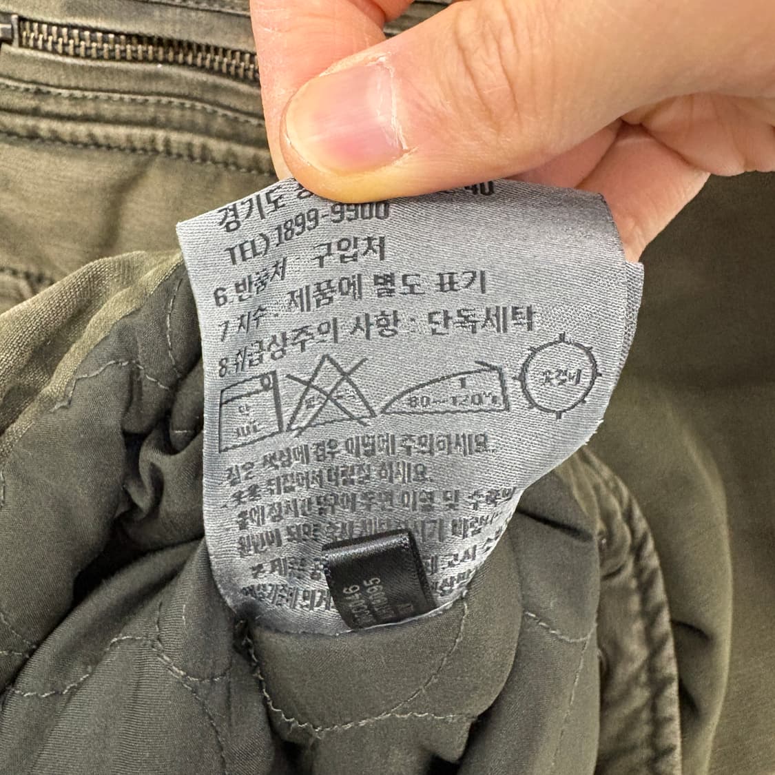리바이스 카키색 야상 점퍼 남성 M 상품이미지9