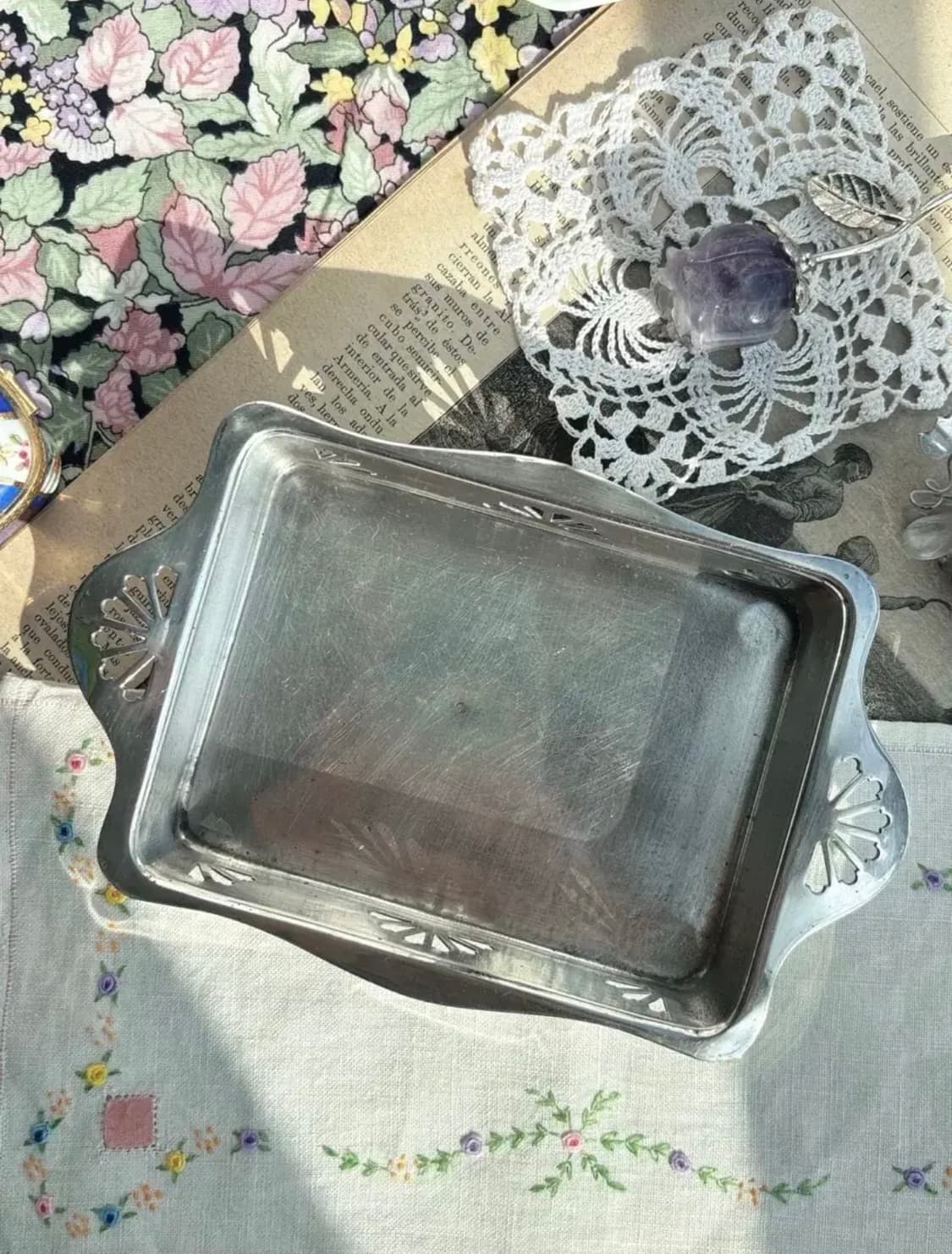 영국 셰필드 Mappin&Webb 실버플레이트 사각투각볼 상품이미지2