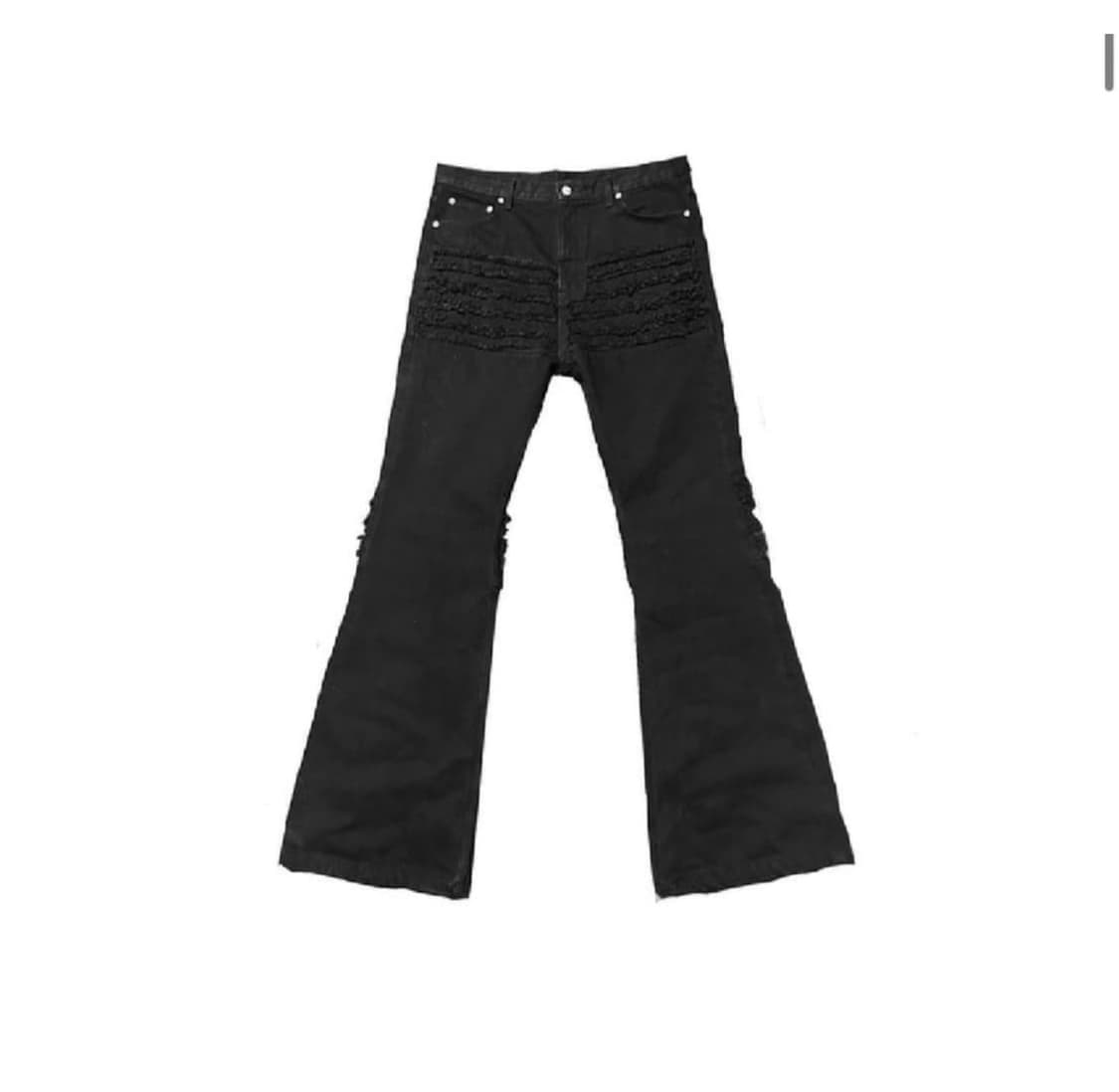 ourglass 아워글래스 디스트로이드 플레어 팬츠 1사이즈 상품이미지1