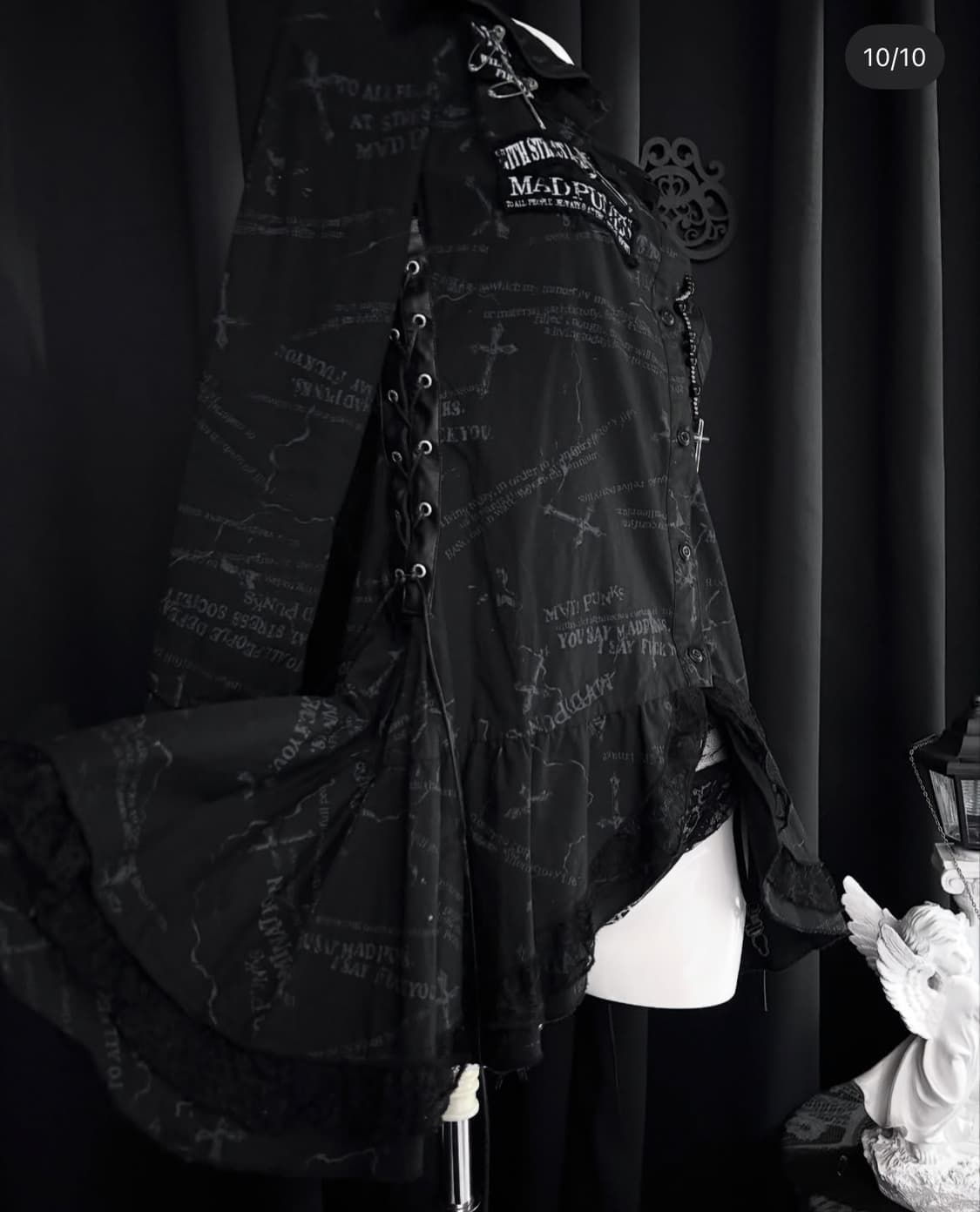 Madpunks 매드펑크 십자가 고스 펑크 원피스 상품이미지9