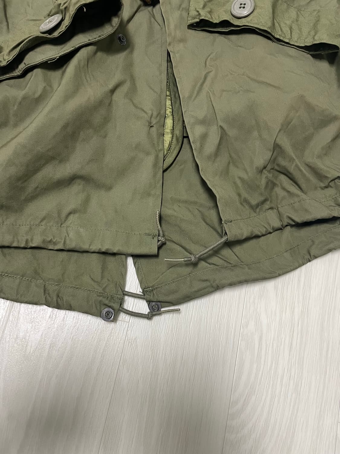 m65 og 피쉬테일 오리지널 미사용 데드스탁 M 개파카 상품이미지10