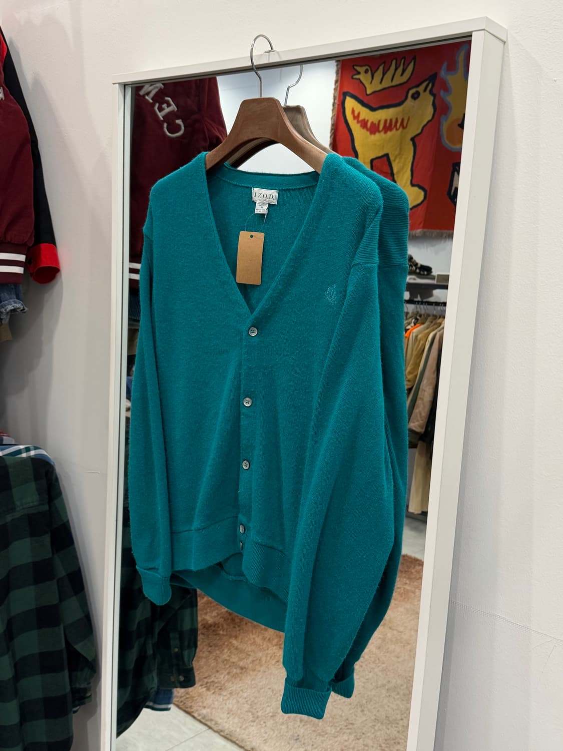 90s Izod 아이조드 빈티지 가디건 (made in USA) 상품이미지1