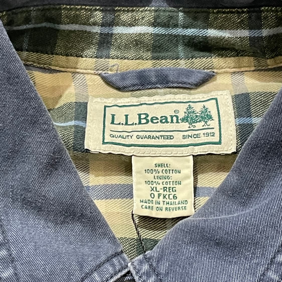 (XL) L.L.Bean 엘엘빈 코튼 워크 셔츠  상품이미지4