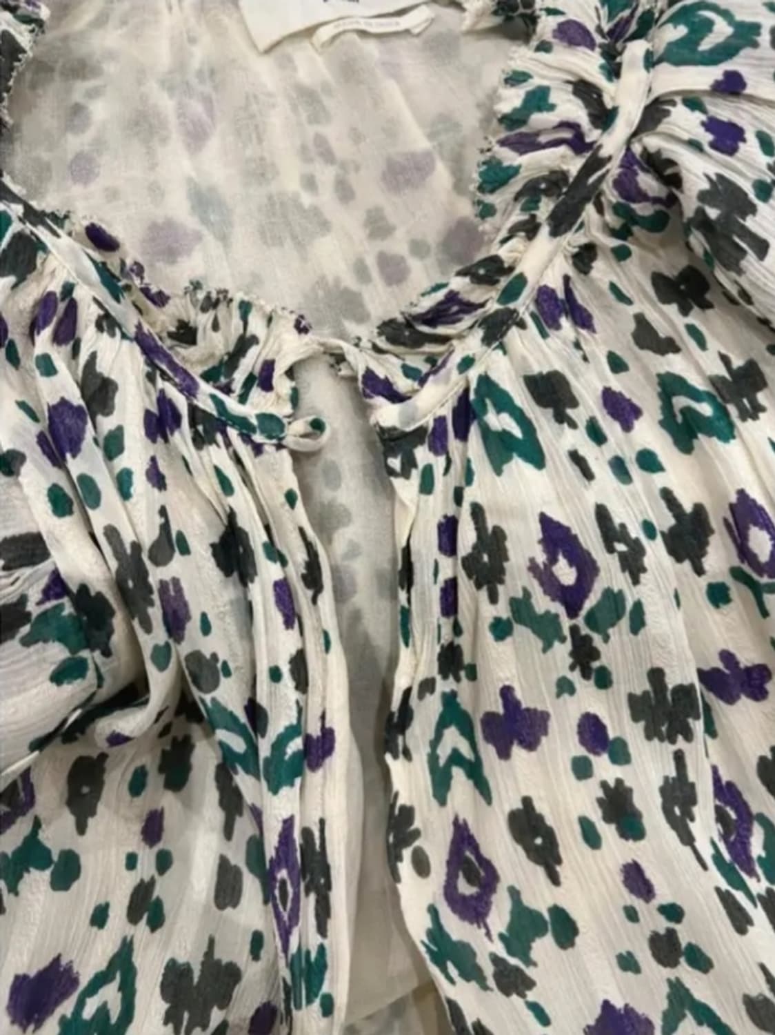 이자벨마랑 에뚜왈 패턴 블라우스 (36) 상품이미지4