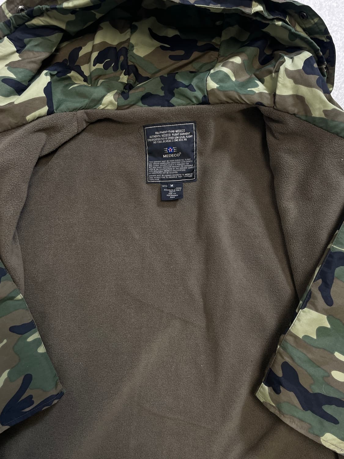 메데코 플리라이너 밀리터리자켓 상품이미지4