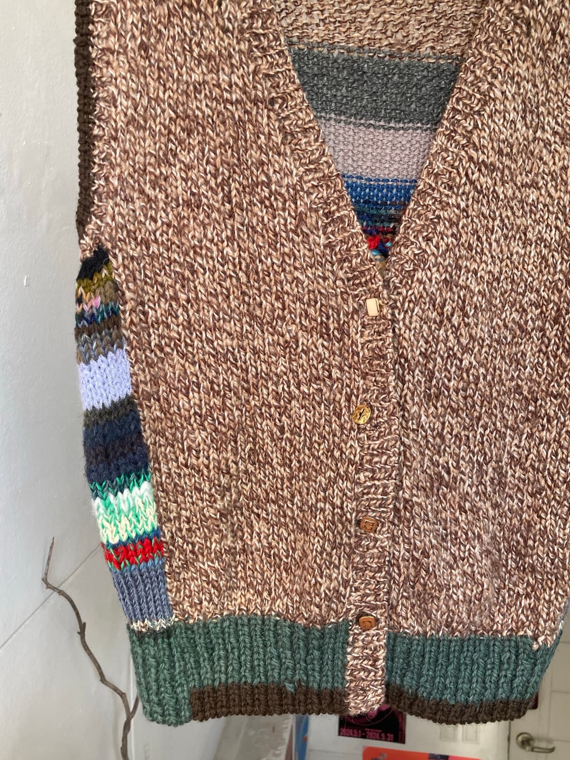 HANDMADE 니트 조끼 상품이미지2