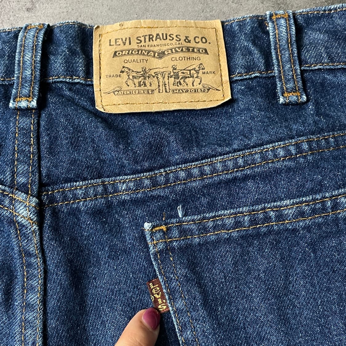 LEVI'S 리바이스 브론즈 탭 빈티지 데님 워크 팬츠 A00603 상품이미지7