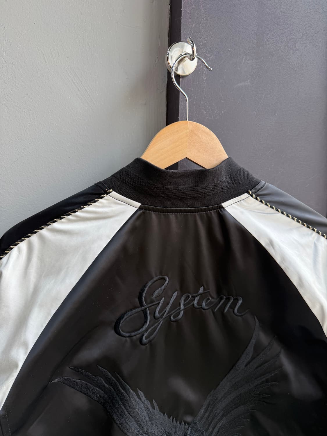 105/ 시스템옴므 자수패턴 스카쟌 집업 자켓 상품이미지8