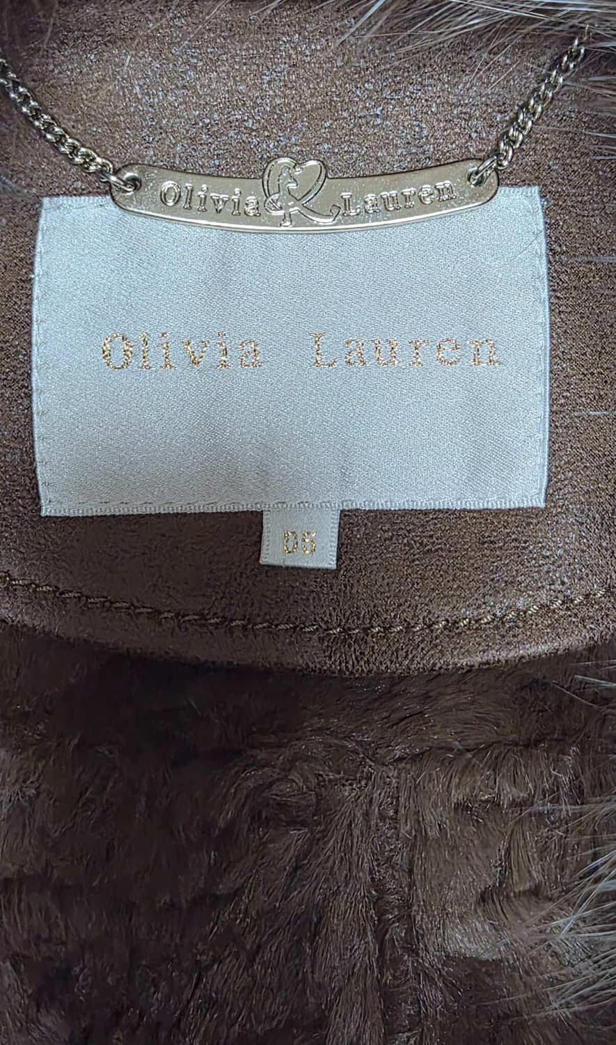 Olivia Lauren 여성 여우털  폭스퍼 무스탕 코트 95 상품이미지3