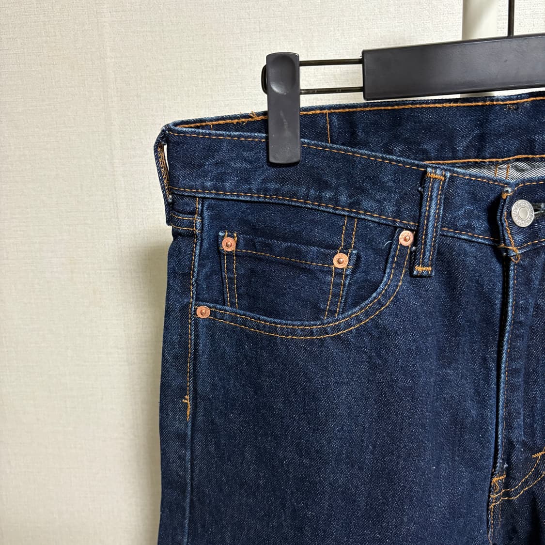 리바이스 505 레귤러 스트레이트 데님팬츠 / W32, L30 상품이미지4