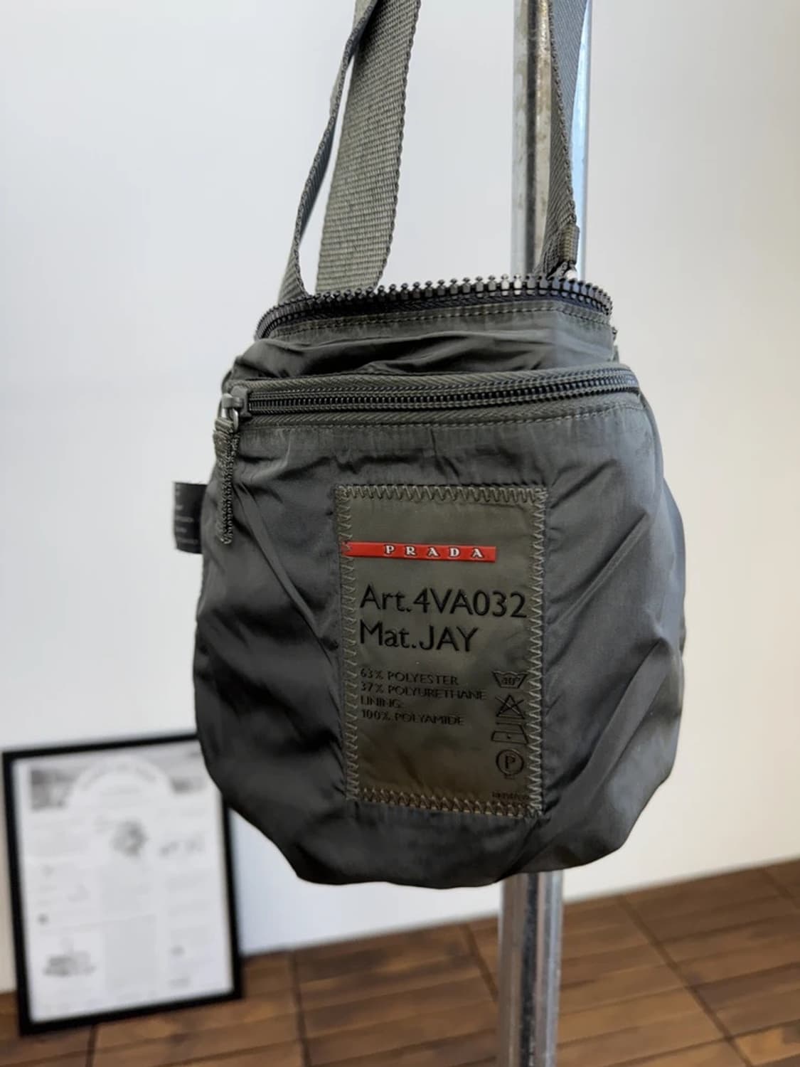 00's Prada Sport Red Tab Nylon Cross Bag 상품이미지2