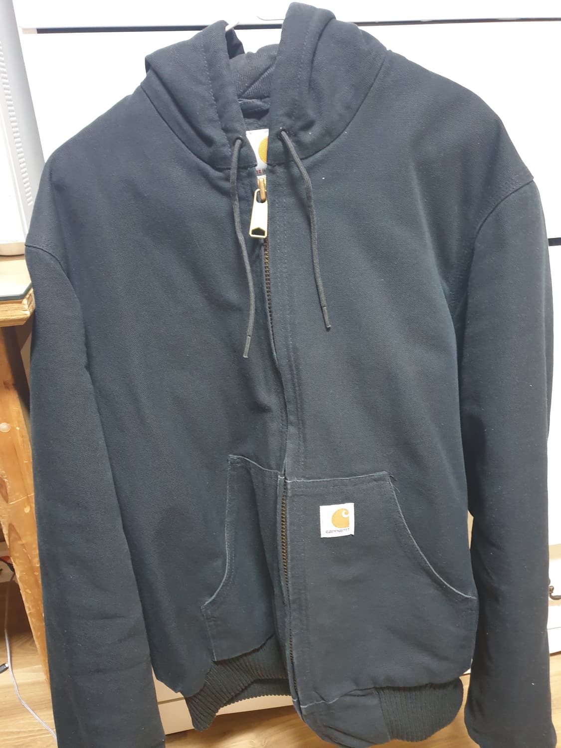 칼하트 j140 us 덕 액티브 자켓 블랙 상품이미지1