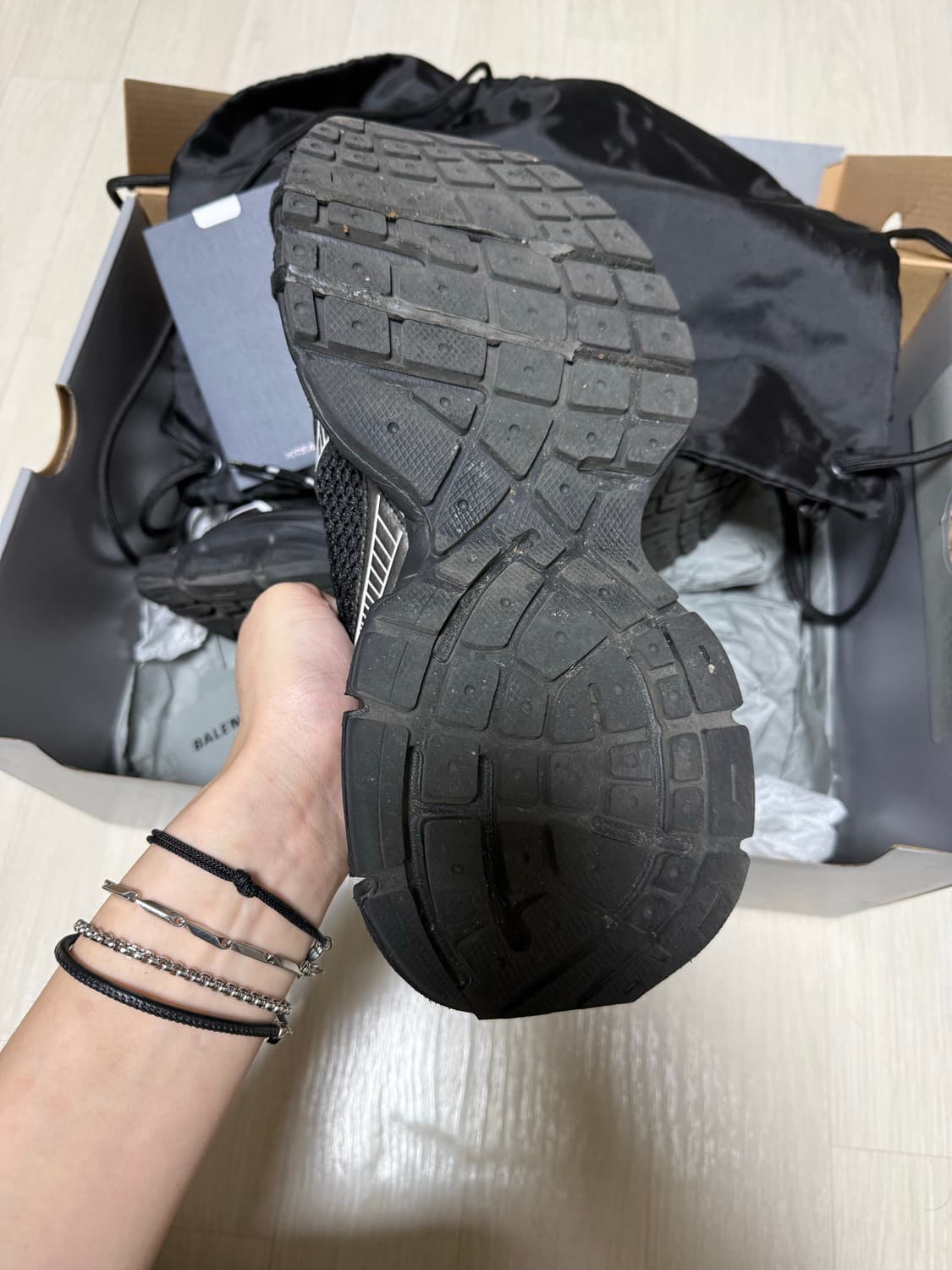 발렌시아가 3XL 스니커즈 블랙 42사이즈 상품이미지2