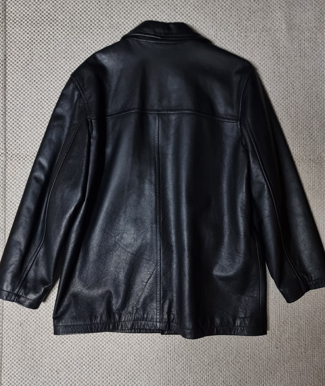 제이크루 jcrew 레더 카코트 블랙 L 상품이미지2