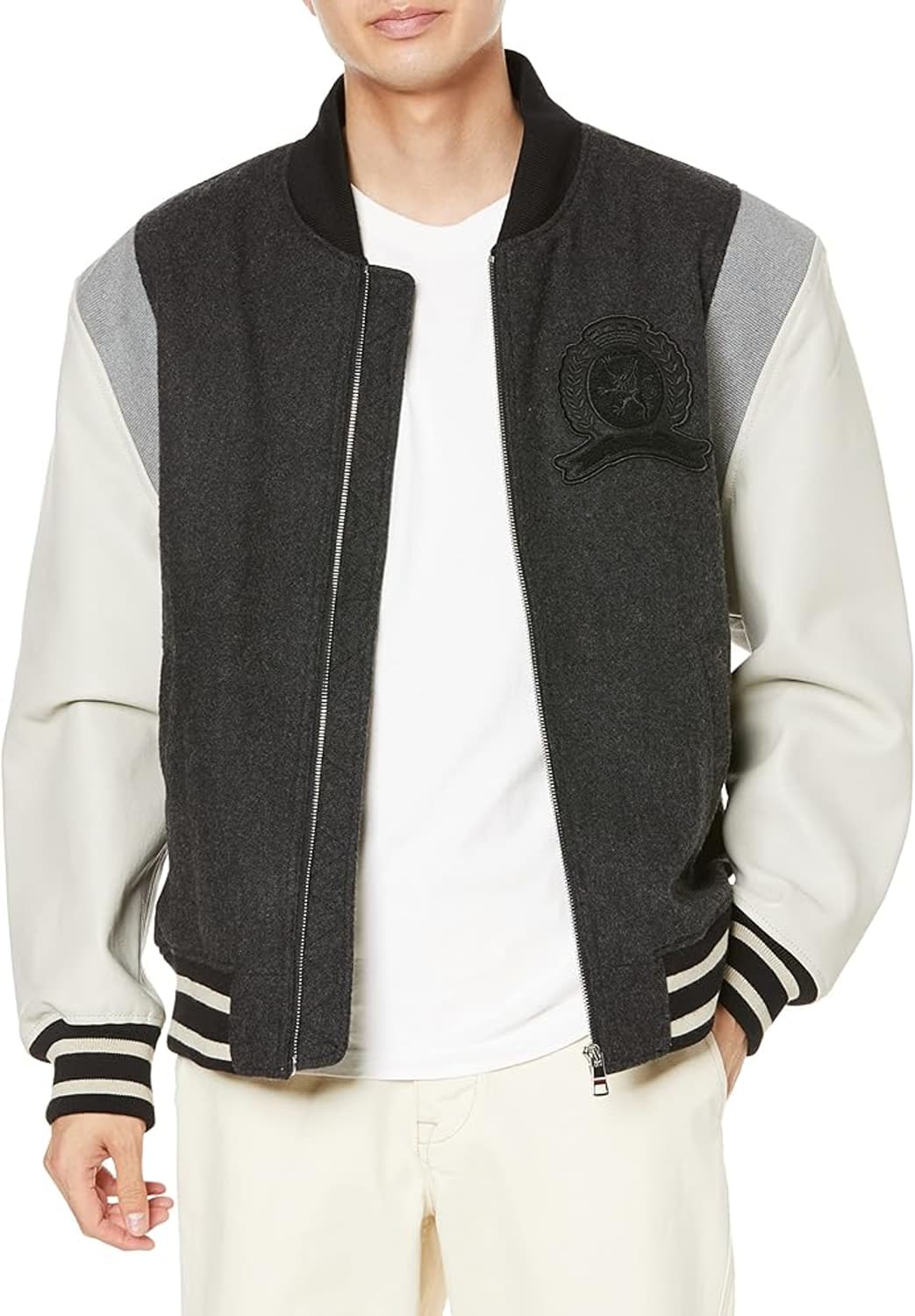 타미힐피거 소가죽 바시티 블루종 자켓 상품이미지9