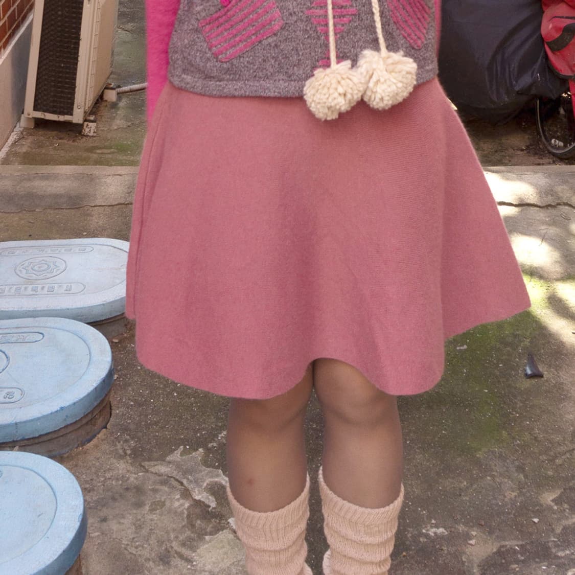 모브핑크 플레어 스커트 상품이미지1