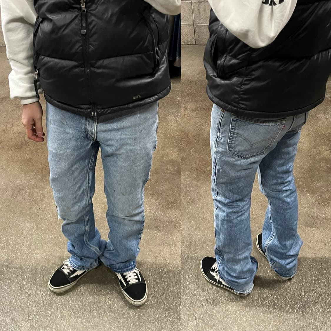 00s Levis517 데미지 부츠컷 (31“) 상품이미지7