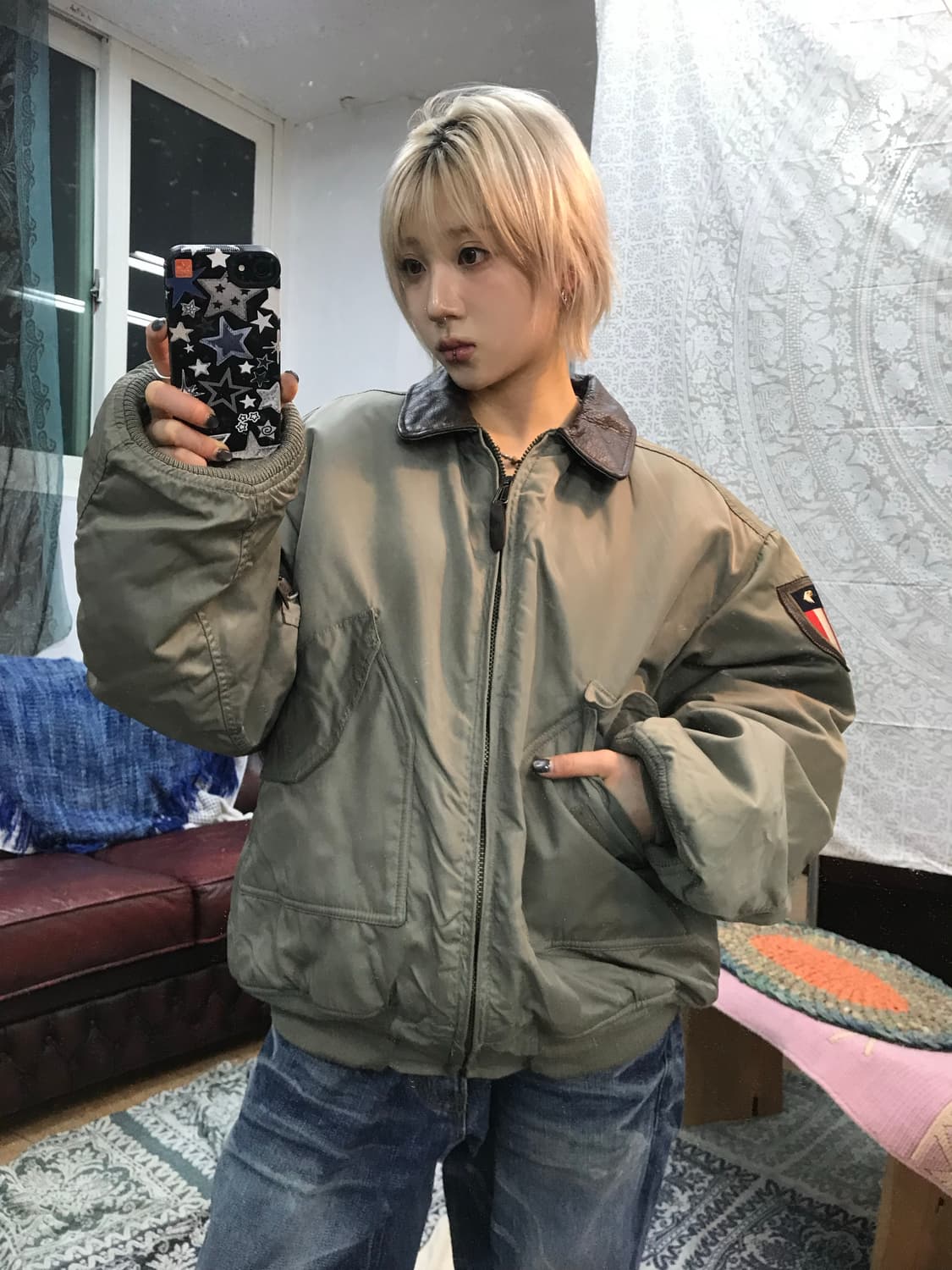 medeco 메데코 마원 기모 항공자켓  상품이미지2