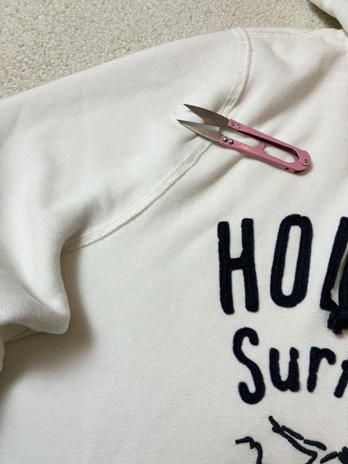 홀리스터 00's Y2K 로고 후드티 PN7738 상품이미지4