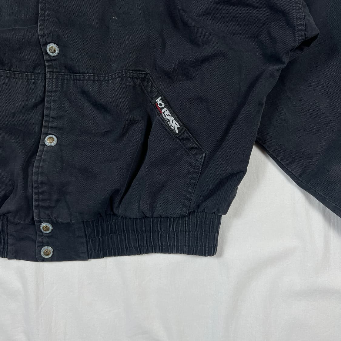 90‘s 노피어 no fear gear 빅로고 프린트 블루종 자켓 상품이미지6