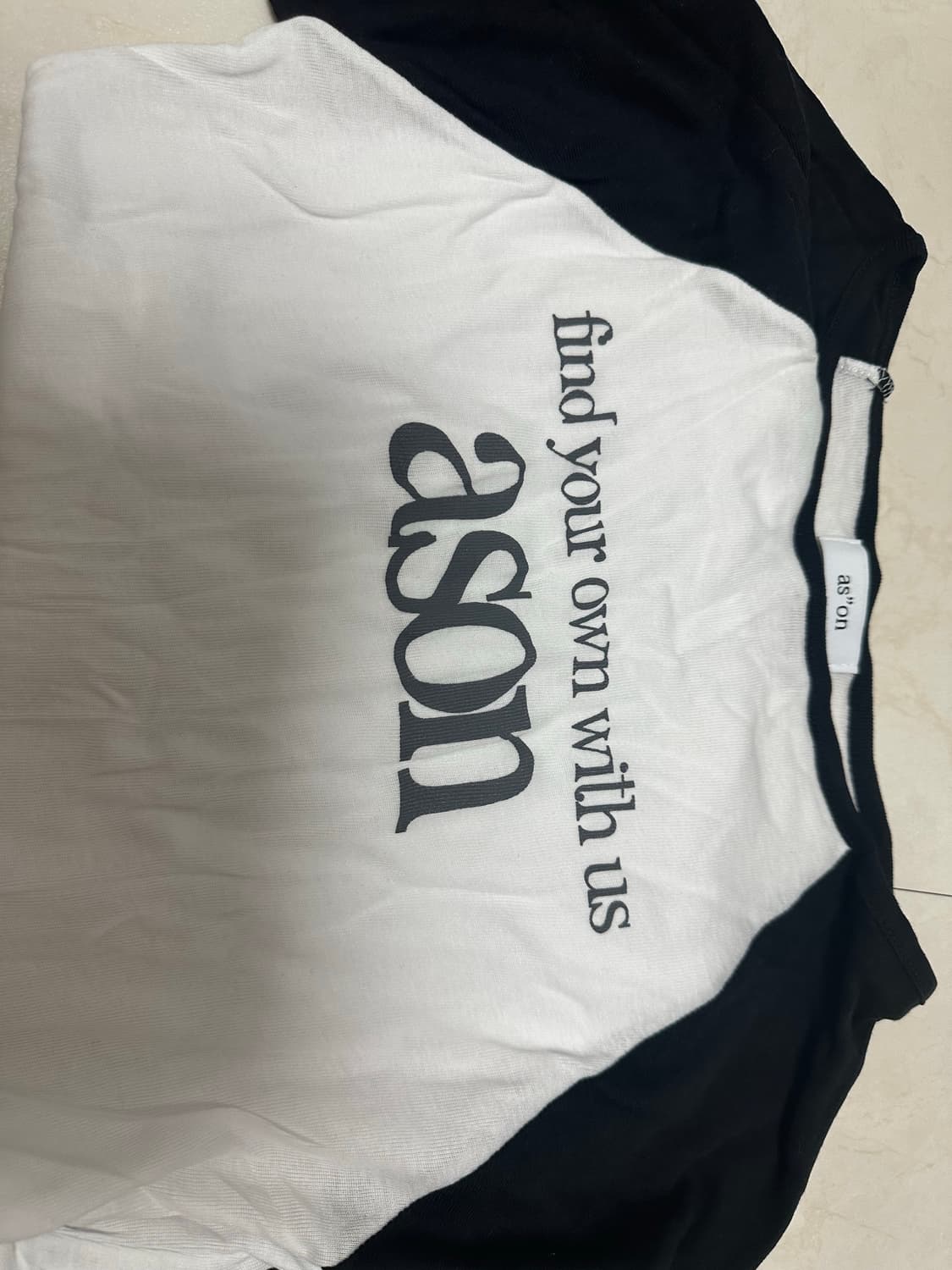 애즈온 소르벳 롱 슬리브 블랙 상품이미지5