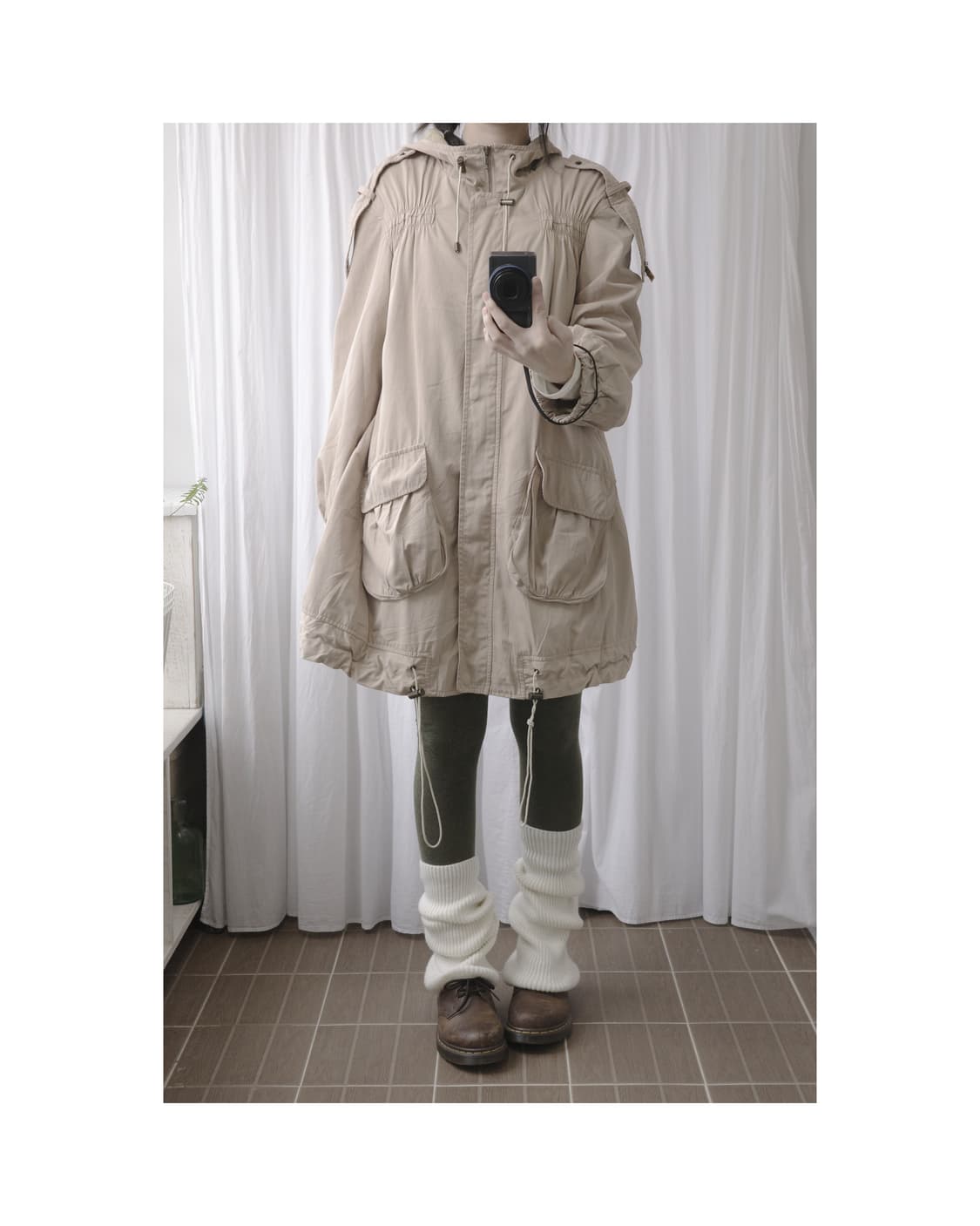 Beige ballon jacket 상품이미지1