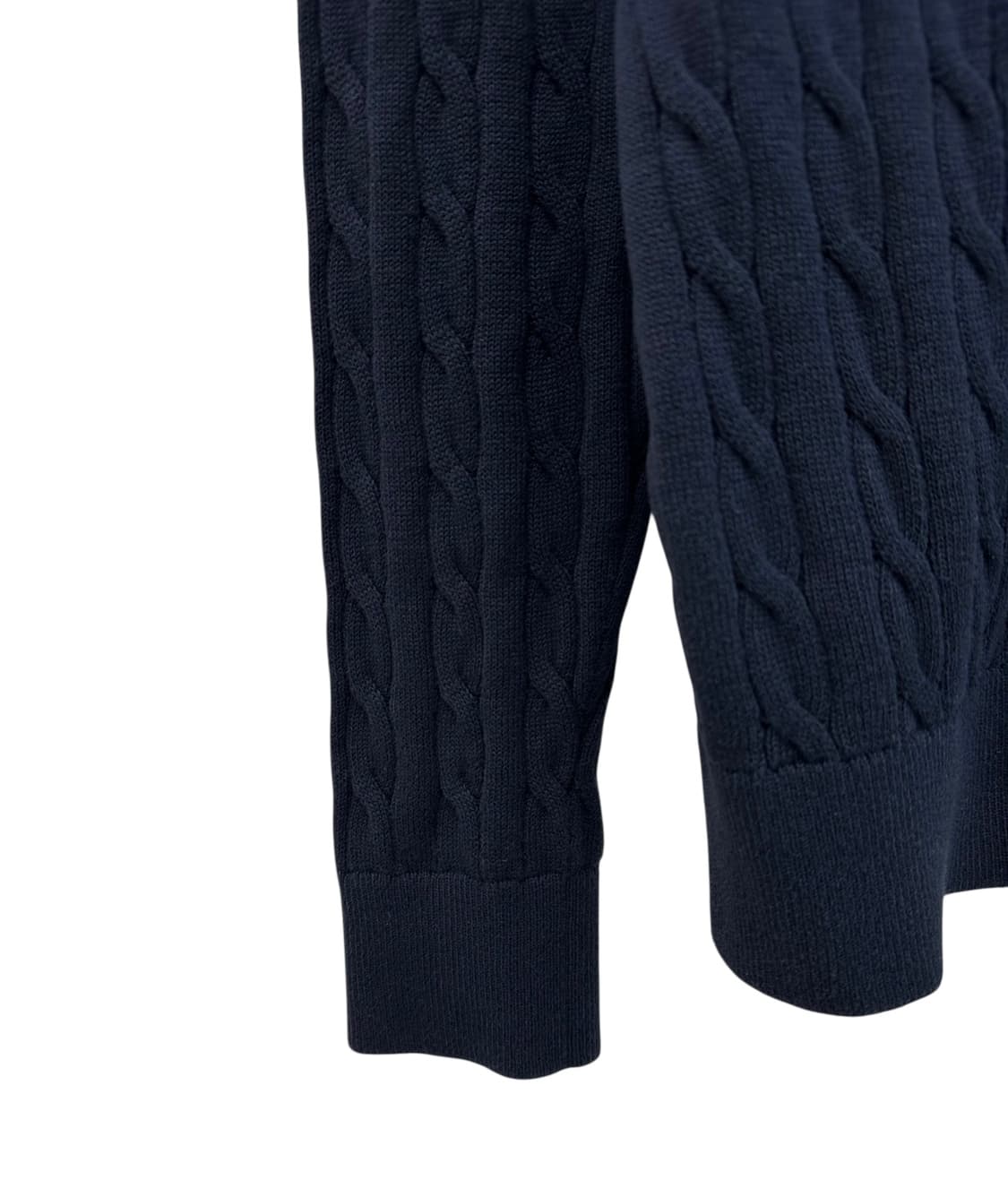 타미힐피거 꽈배기 케이블니트 네이비 (L) 상품이미지5