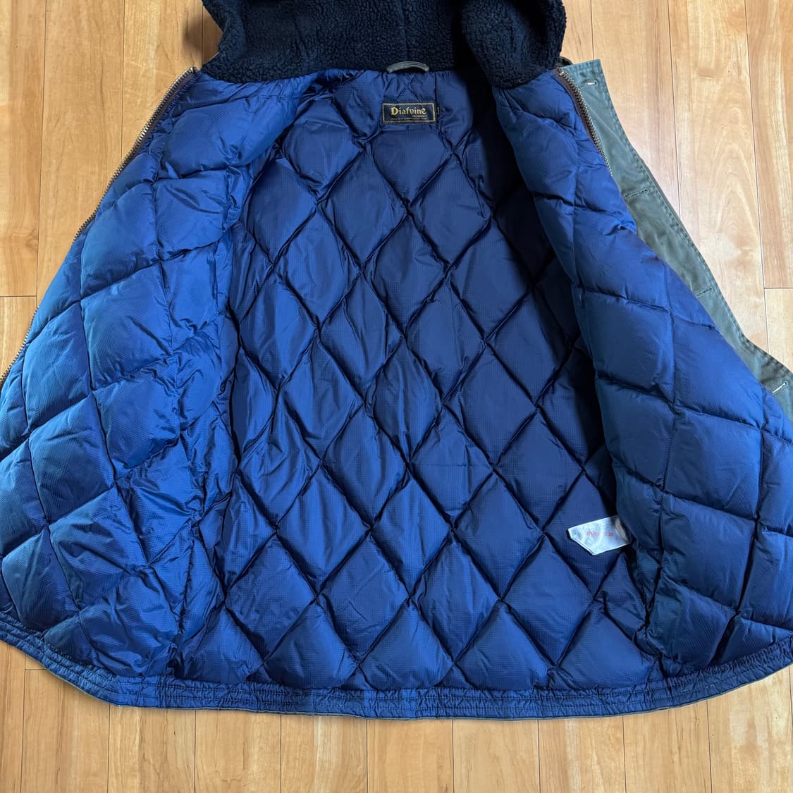 디아프바인 B9 파카 자켓 카키/블랙 L 상품이미지3