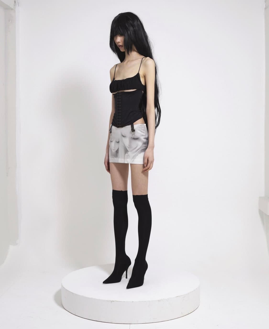 본네 그래픽 스커트 2사이즈 상품이미지3