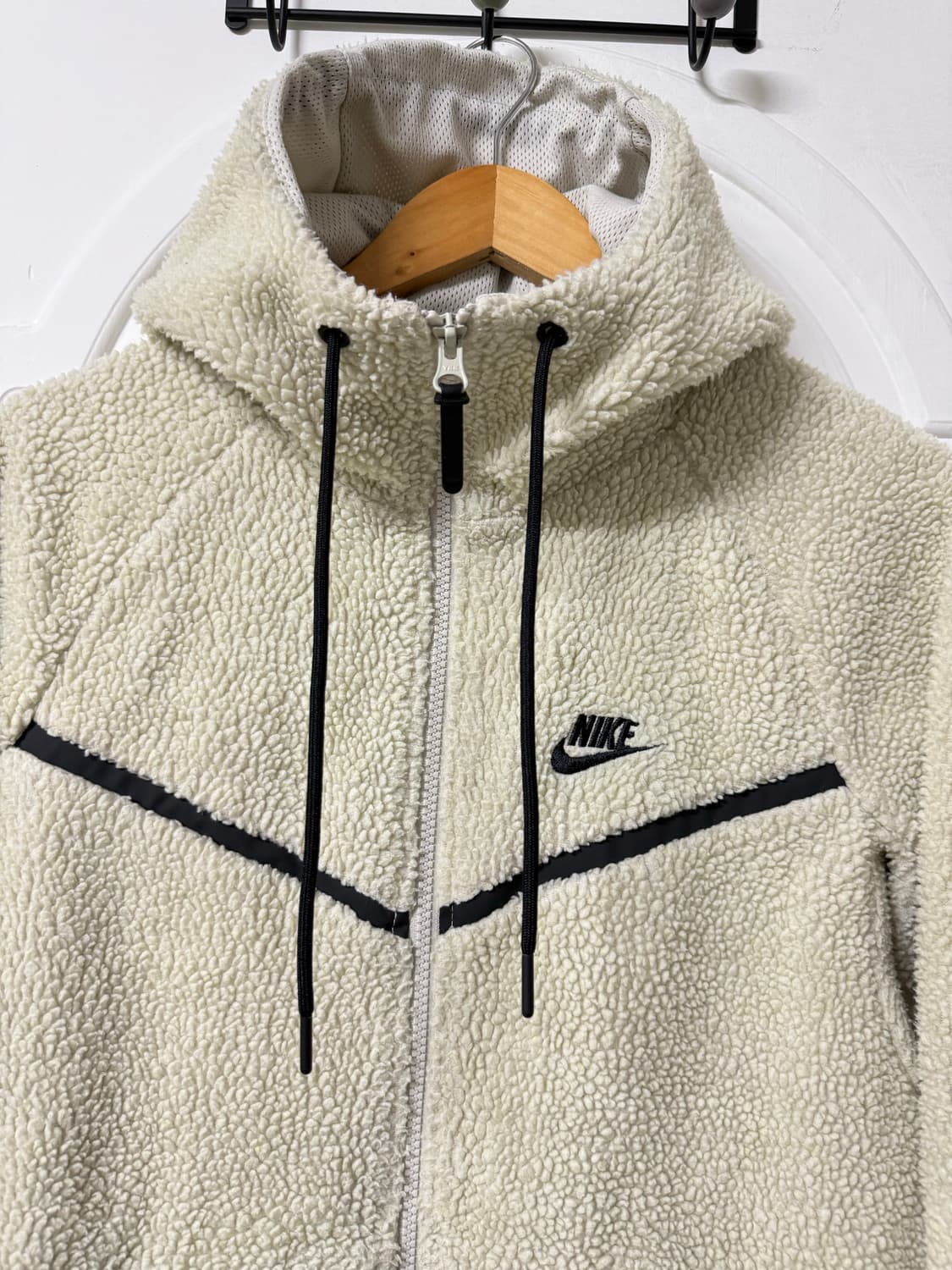 95 M사이즈 나이키 윈드러너 후리스 뽀글이 후드집업 상품이미지2