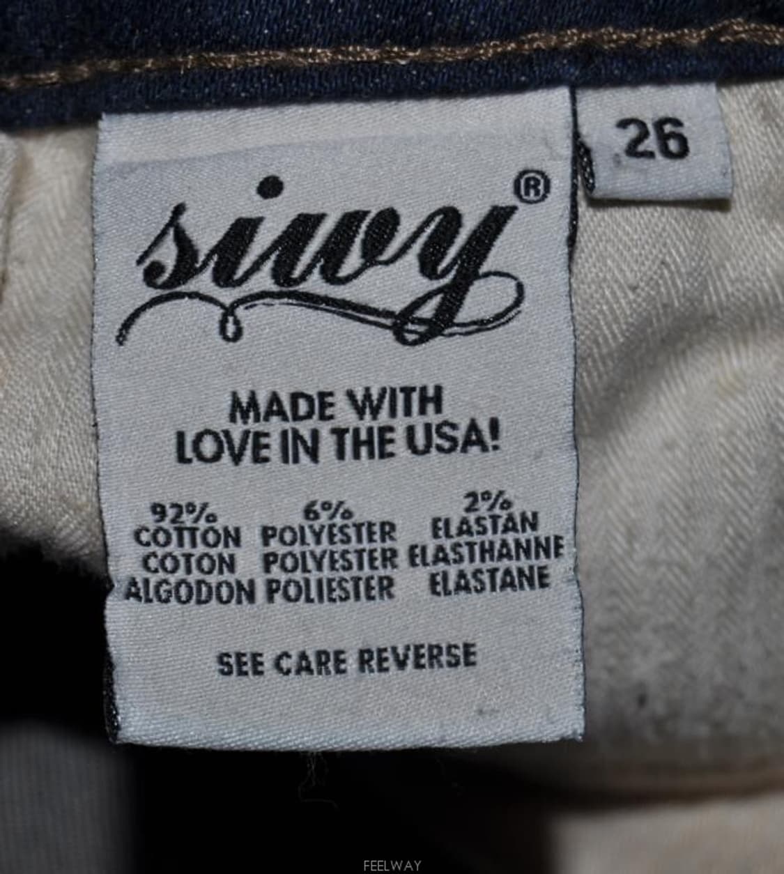 씨위진(CURIOUS)/여성디스트로이드스키니청바지(허리26) 상품이미지8