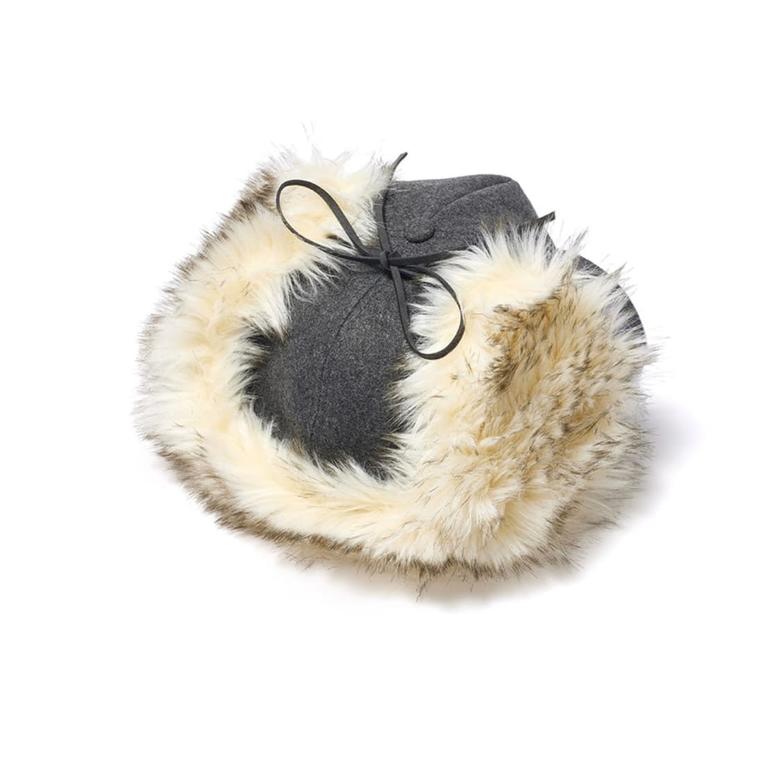 Open yy  퍼 이어플랩 모자그레이 상품이미지4