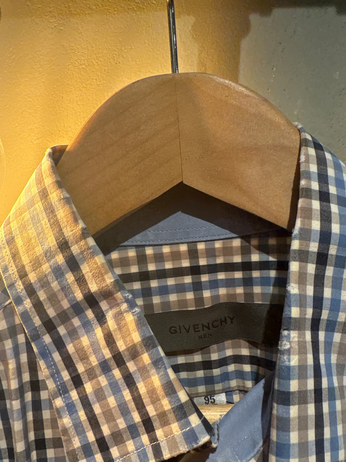 지방시 레이어드 체크 셔츠  상품이미지4