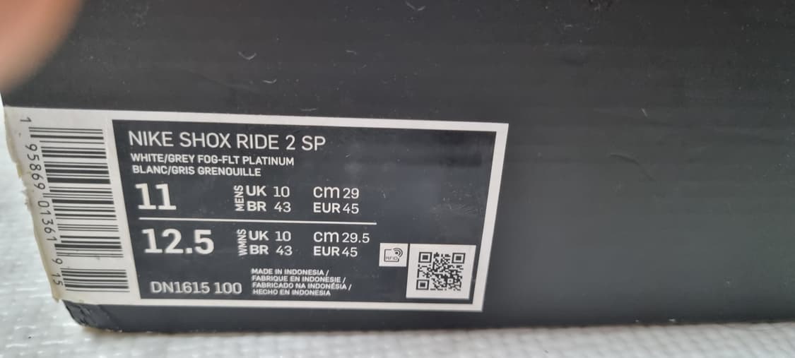 나이키 슈프림 샥스 라이드 2 sp 화이트 290 상품이미지8