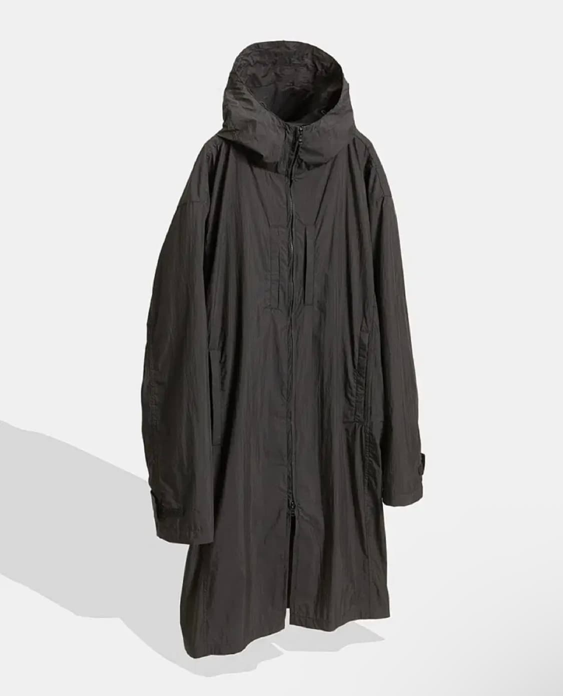 [3] 이니그마 후디드 코트 블랙 상품이미지1